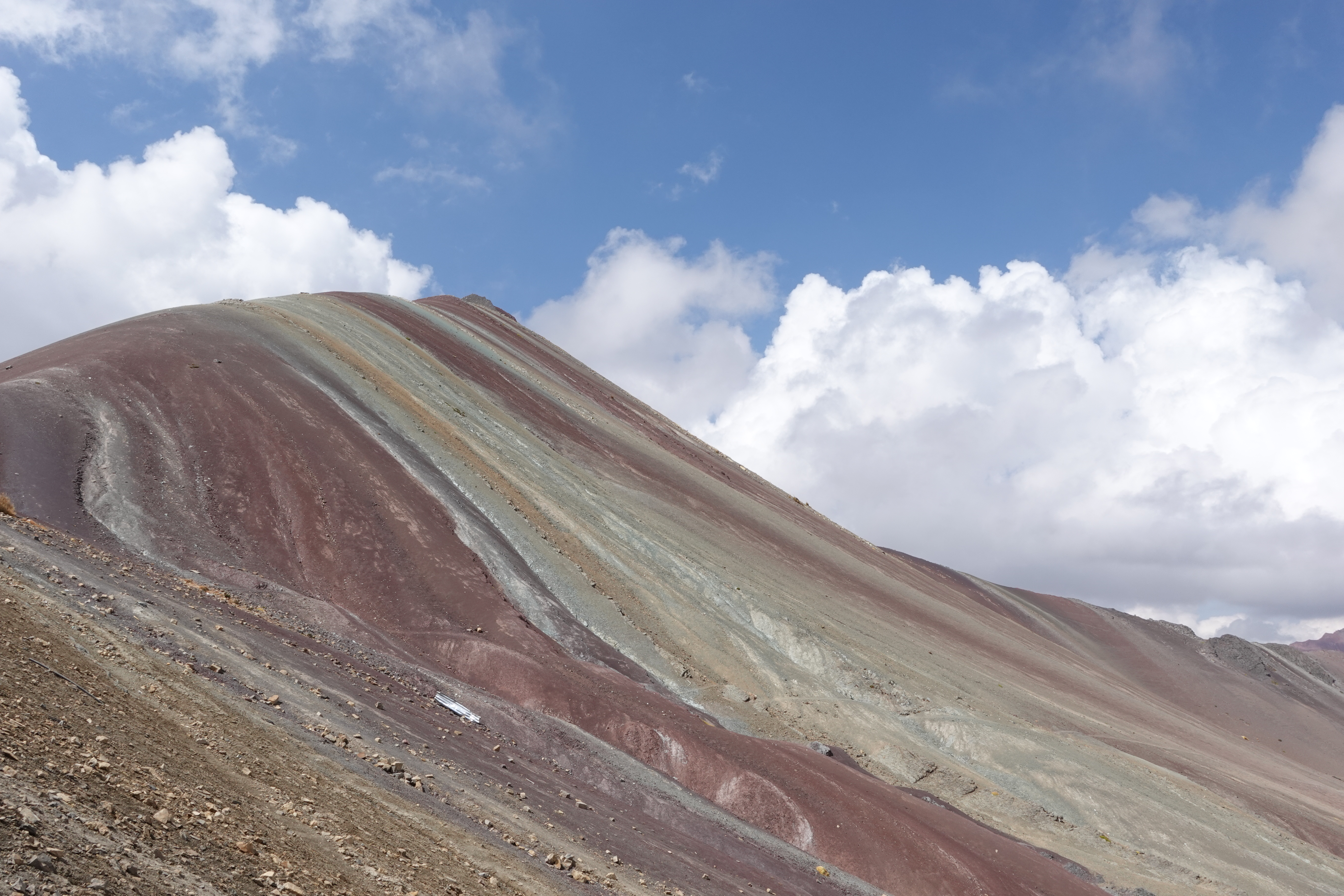 An image of Vinicunca Rainbow Mountain in Peru